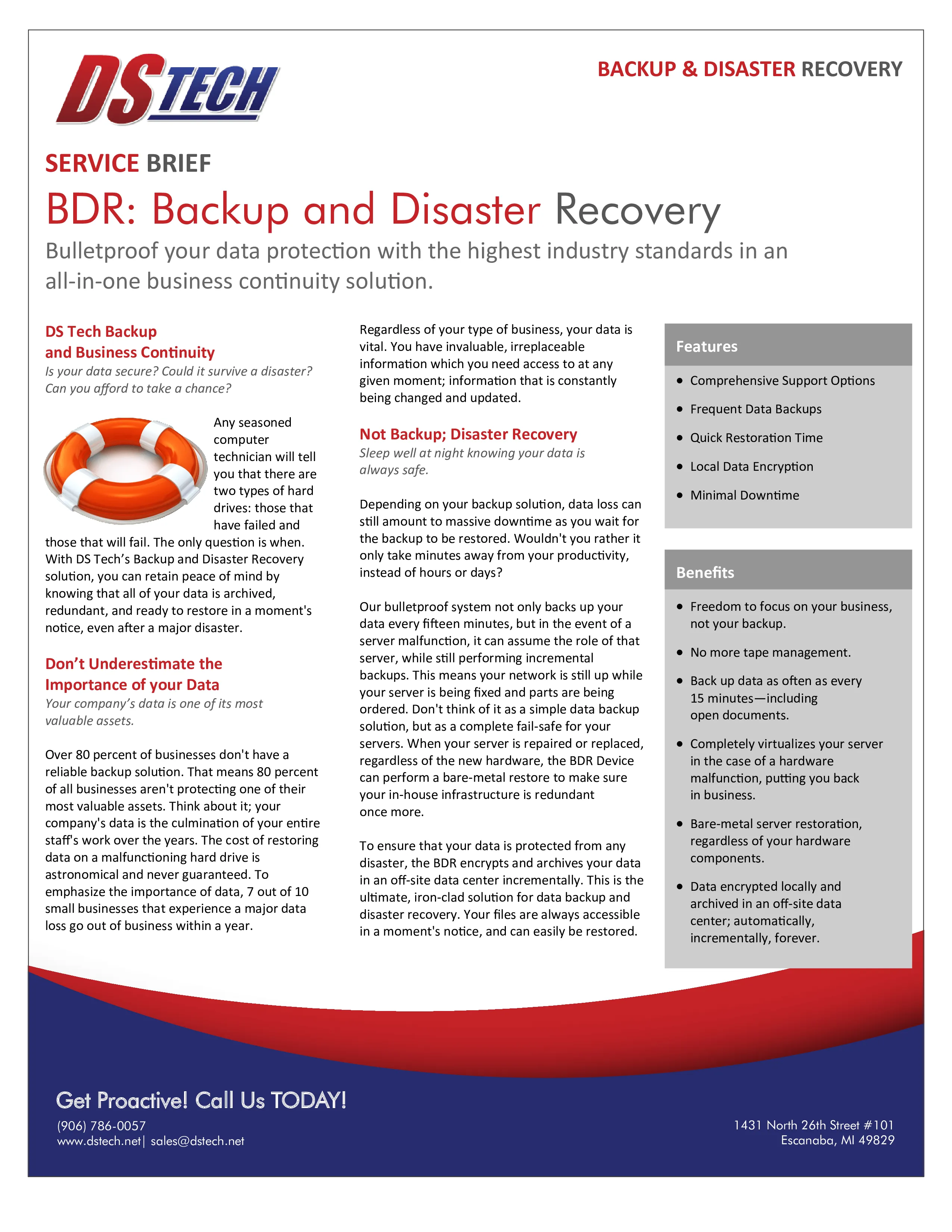 Backup & Disaster Recovery