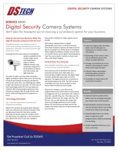 DIGITAL SECURITY CAMERA SYSTEMS