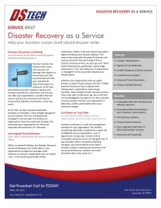 DISASTER RECOVERY AS A SERVICE 1