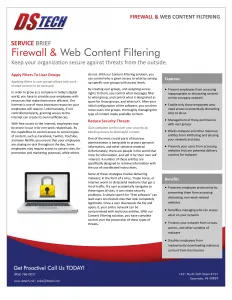 FIREWALL WEB CONTENT FILTERING