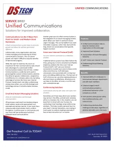 UNIFIED COMMUNICATIONS