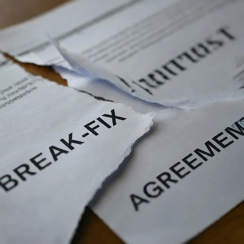 Break up with break/fix