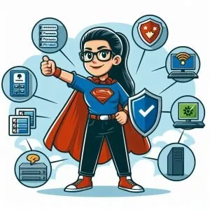 Cybersecurity hero