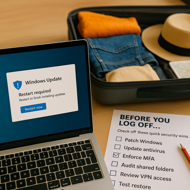 Summer Security Refresh - 7 Painless IT Fixes You Can Knock Out This Afternoon
